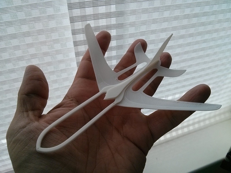 One-Piece Printed Glider