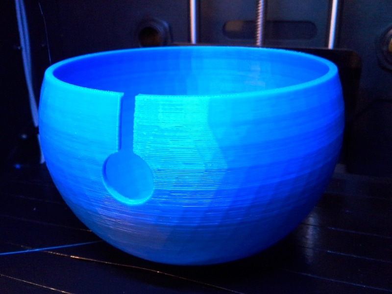 Subtle Poly Yarn Bowl