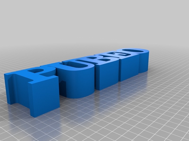My Customized 5 Letters in a Row