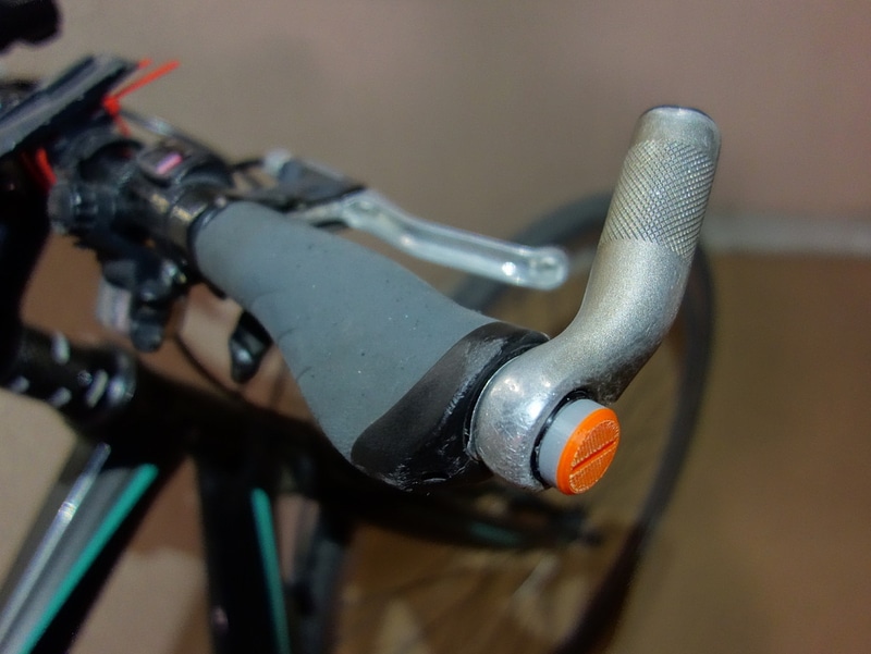 Bike Handlebar AA Battery Slot