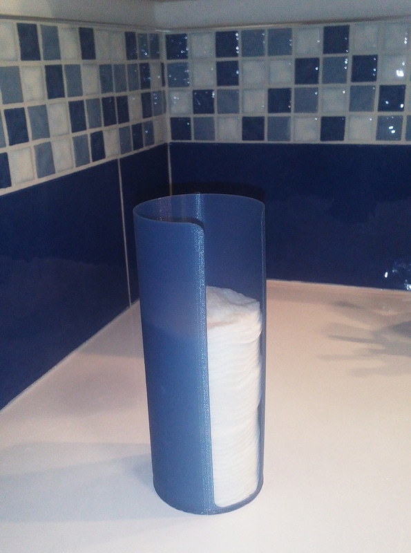 Make up disk holder