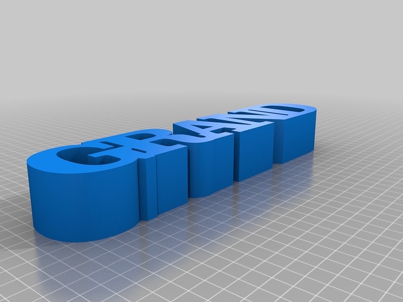 My Customized 5 Letters in a Row
