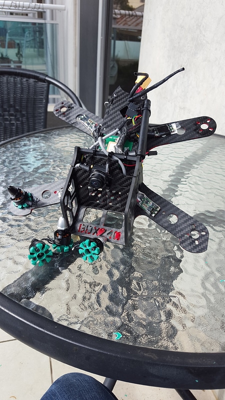 Quadcopter 2204 2300kv Motor to Smaller 1306 3100KV Motor hole size converter