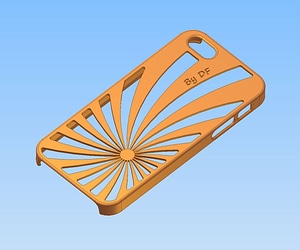 Cover iPhone 5 sole - Case iPhone 5 sun