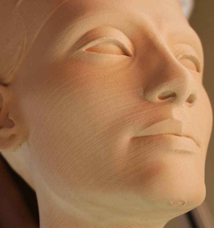 Nefertiti Hack (Neues Museum Germany) Three Piece Model