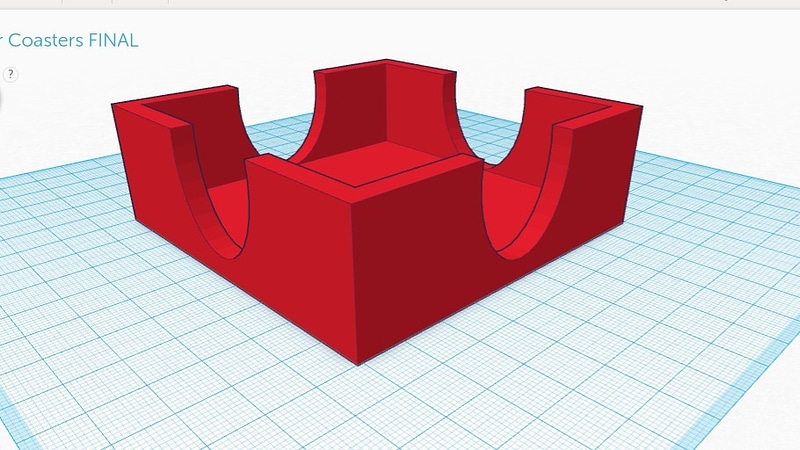 Box for Geometric Coasters 
