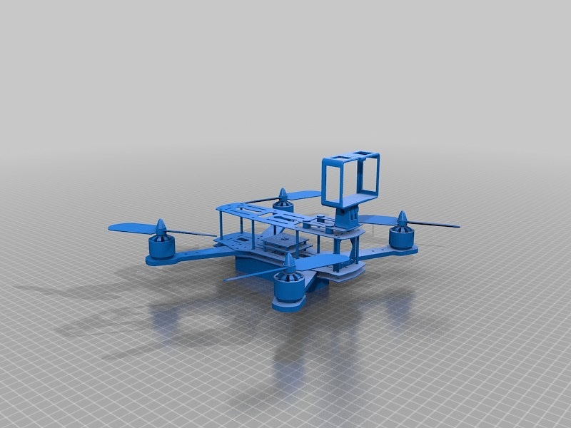 Quadricottero ZMR 250 (Carbon fiber frame)+(Denver HD Cam)