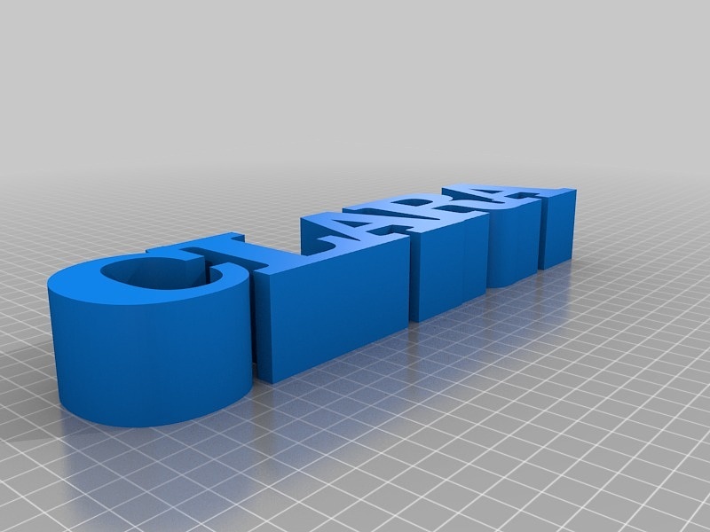 My Customized 5 Letters in a Row