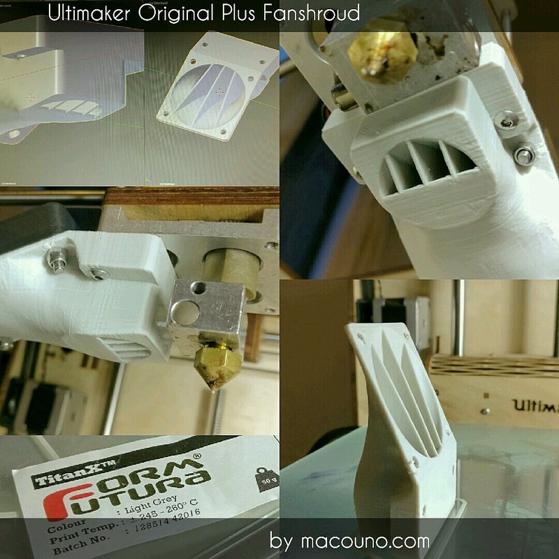 Ultimaker Original Plus Fanshroud