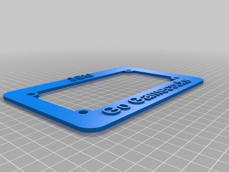 JSU Motorcycle License plate holder