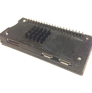PI ZERO W CASE + GPIO + RADIATOR