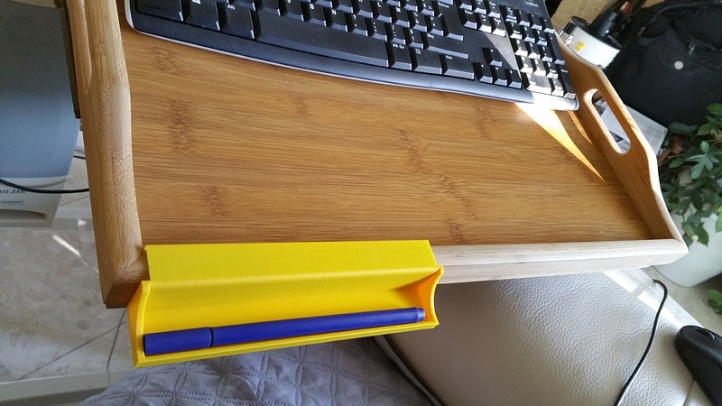 porte stylo crayon  plateau  bois lit  