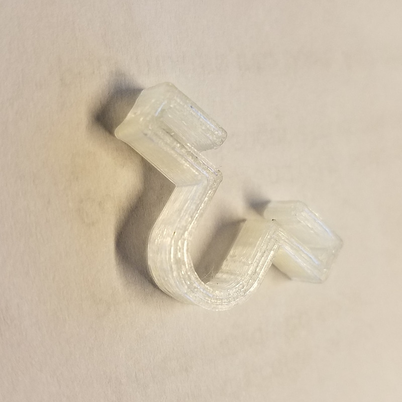 Drop Ceiling Cable Clip -- 8mm Opening