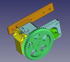  Geared Bowden Extruder for MK7 - V2