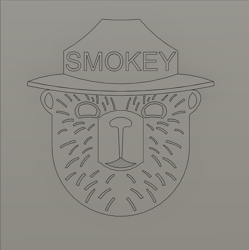 Smokey Bear Face