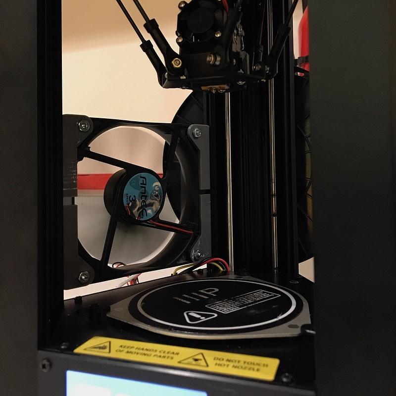 Monoprice Mini Delta Fan Bracket