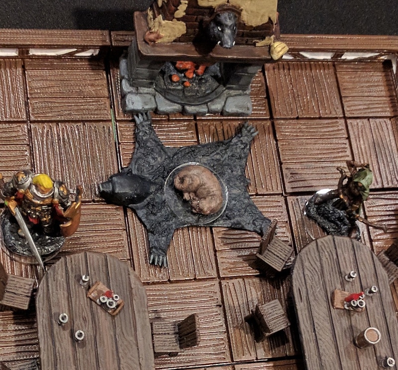 Bearskin Rug - 28mm gaming