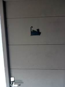 Bathroom sign