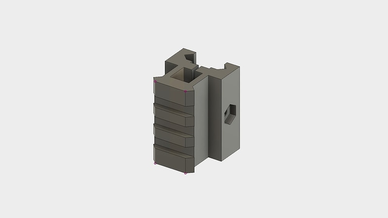 Picatinny 3 Slot Rail Riser (1 Inch)