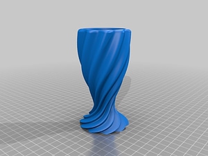 My Customized Rippled Chalice / Vase