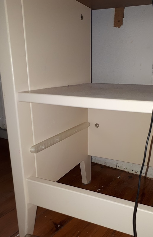 Shelf guides for IKEA cupboards