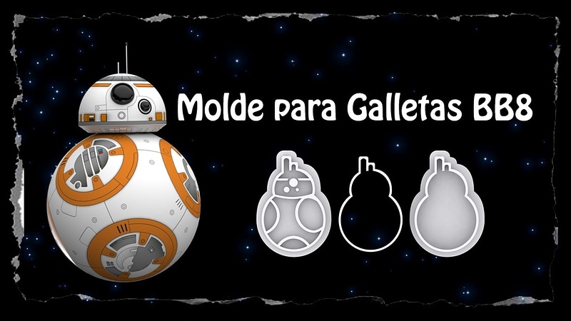 Cortador de galletas BB8