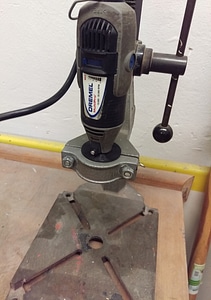 Dremel 43mm (Eurohals) adapter for Drillpress