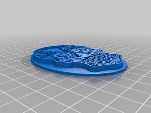 mexican skull stamp