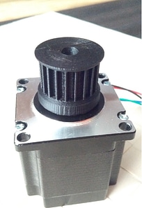 HTD 5M 20 teeth pulley for Nema23 