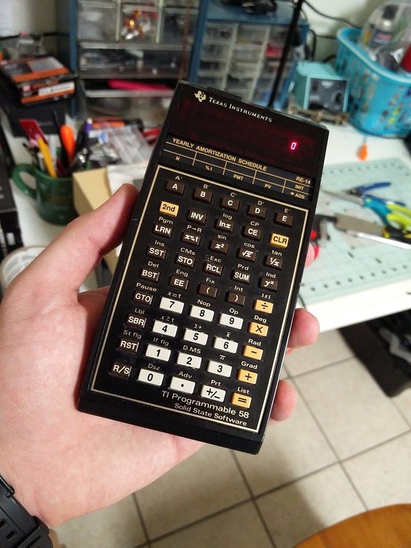 Ti-58, Ti-59, Ti-59c battery backplate