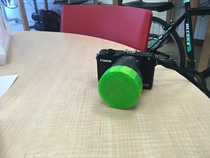 Canon EOS M tough lens cap