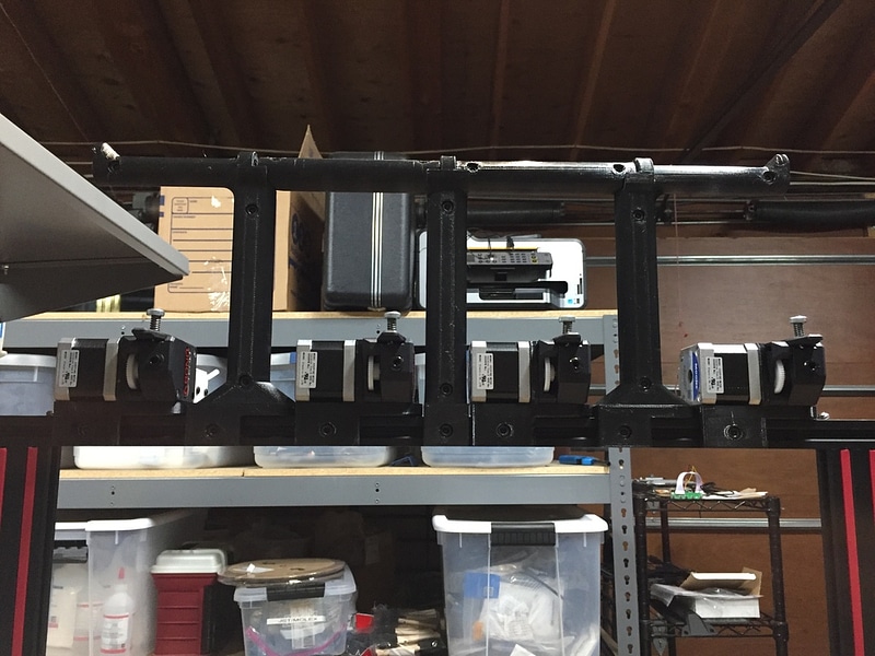 V-Slot NEMA17 Quad Filament Spool Holder