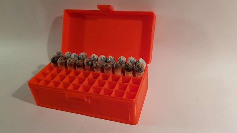 Black powder paper cartridge box
