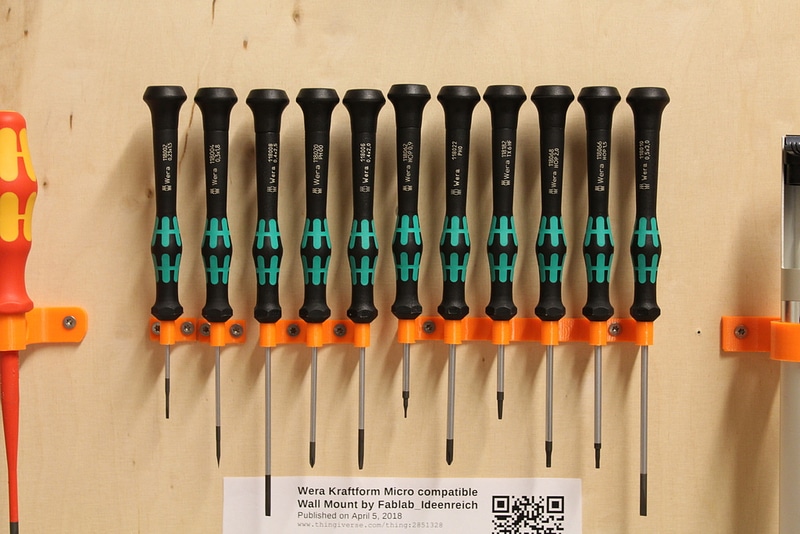 Wera Kraftform Micro compatible Wall Mount