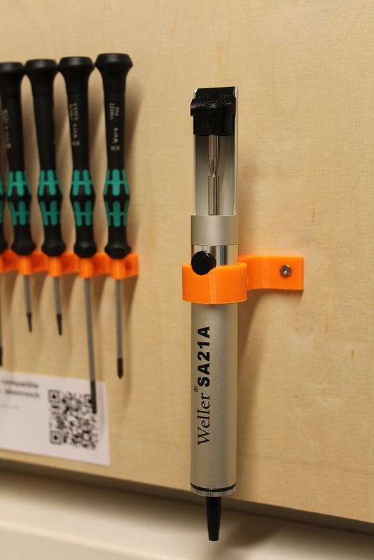 weller SA21A compatible desoldering pump wall mount