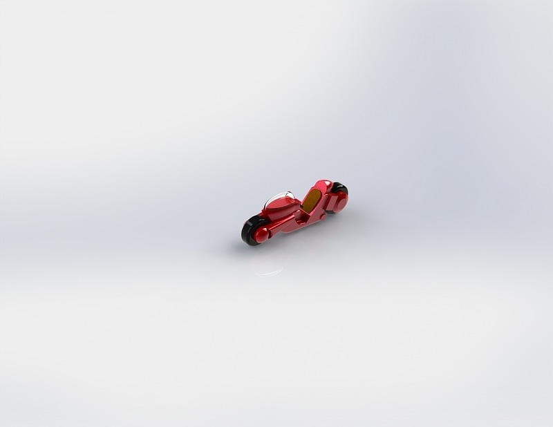 miniature akira motor bike ( kaneda`s bike)