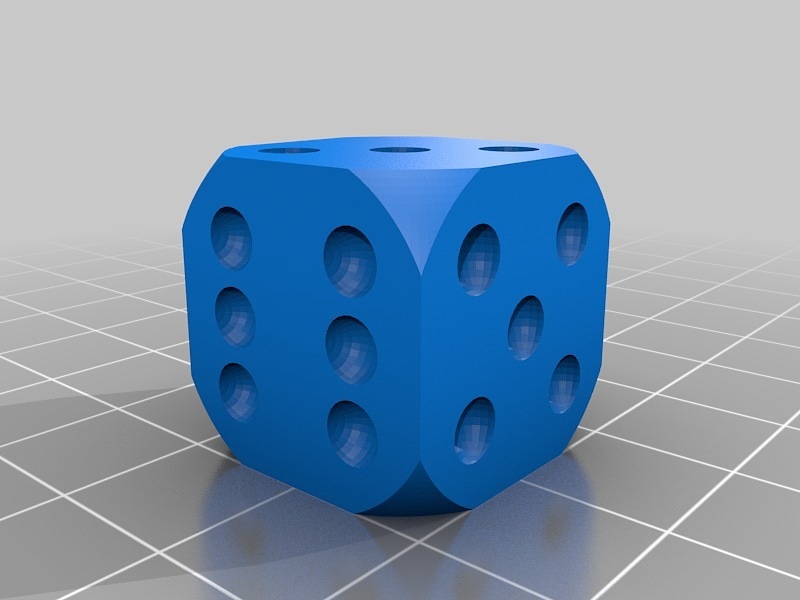 Little OpenSCAD made die
