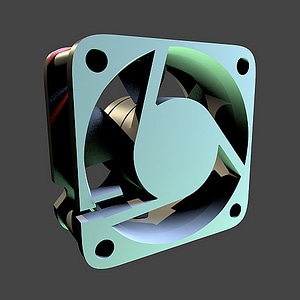 40x40x20mm fan model, Delta Electronics # EFB0412HHD