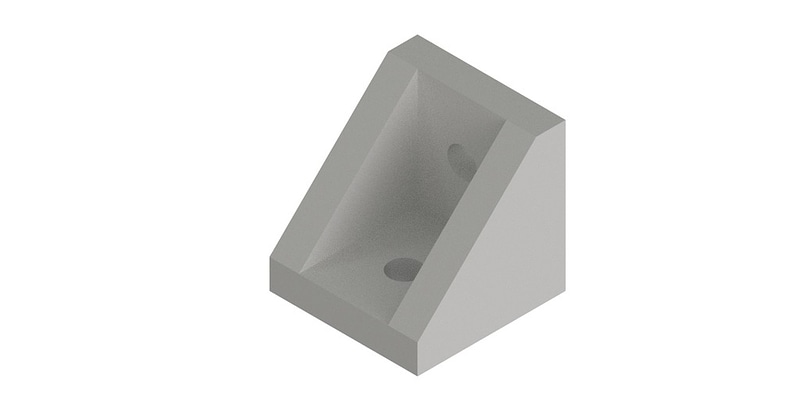 Corner for profile 30x30 aluminum