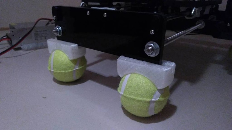 Tennis ball damper for Alunar M508