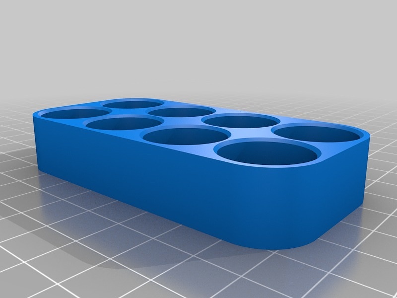 My Customized 18650 LIPO 8 BATTERY HOLDER