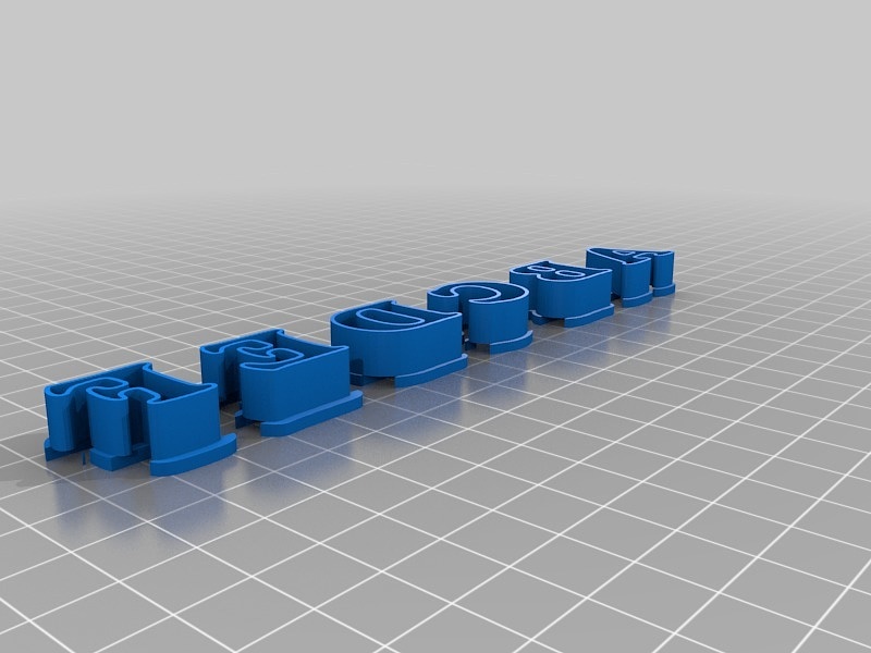cortante  para galletas letras A-F