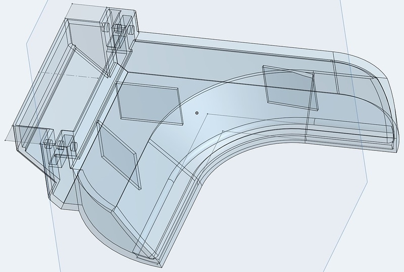 LESHP-Z1 Front Radial Fan Duct