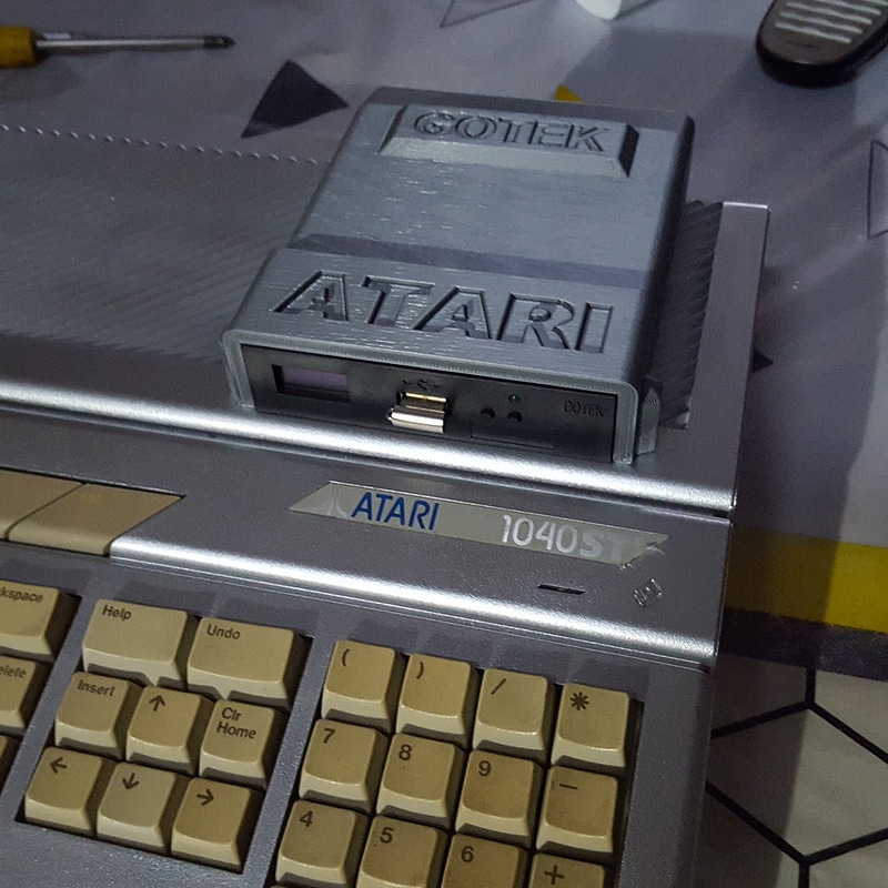 cache boitier Gotek (pout ATARI STe)