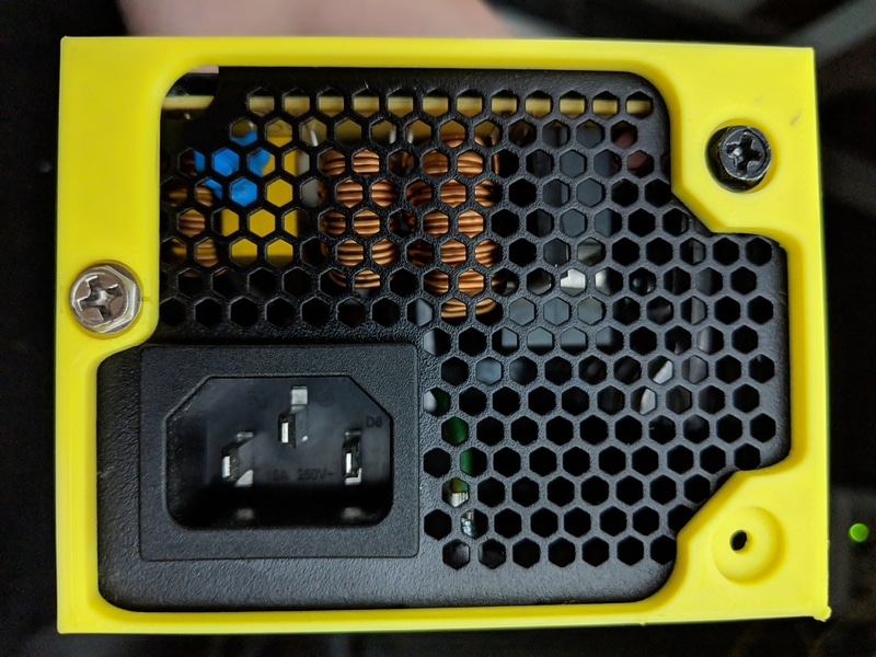 TFX power supply screw plate