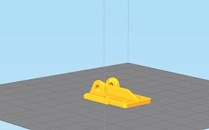 Fridge door pedal holder Rosenlew