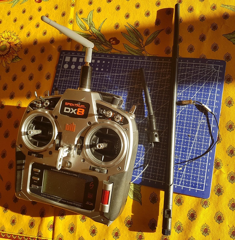 Spektrum DX8 antenna replacement / improvement