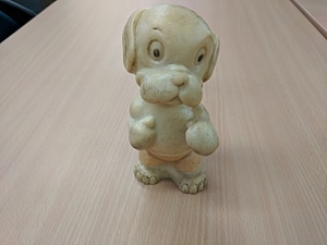 Boxing Dog Antique Toy