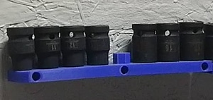 Wall Mount Metric Socket 10mm-17mm