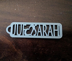 Key Ring with Name
